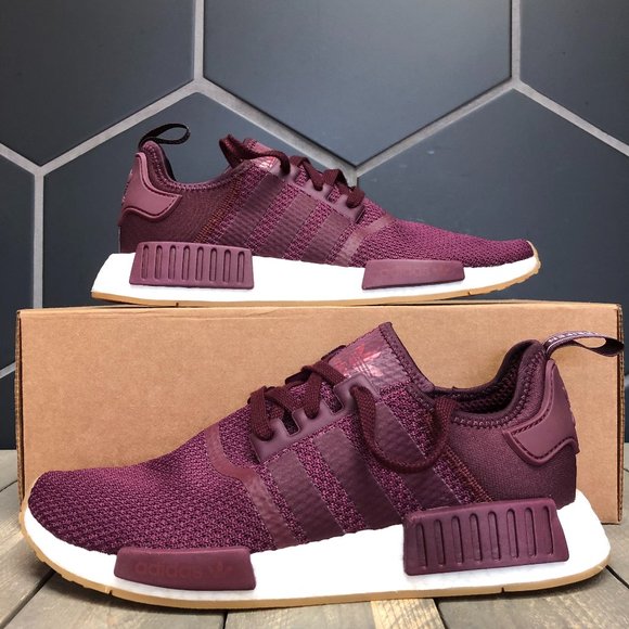 nmd r1 maroon